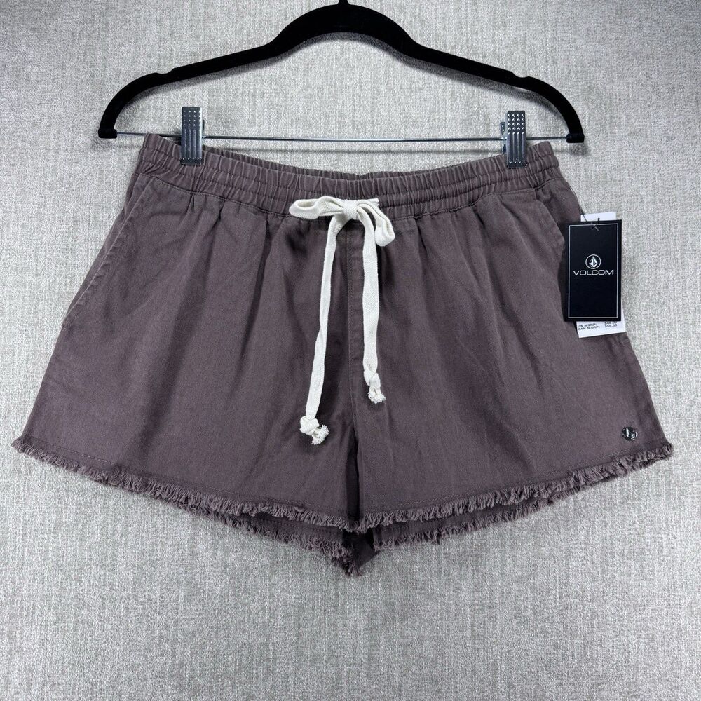 Women’s Volcom Strutin Stone Brown Shorts XS NWT